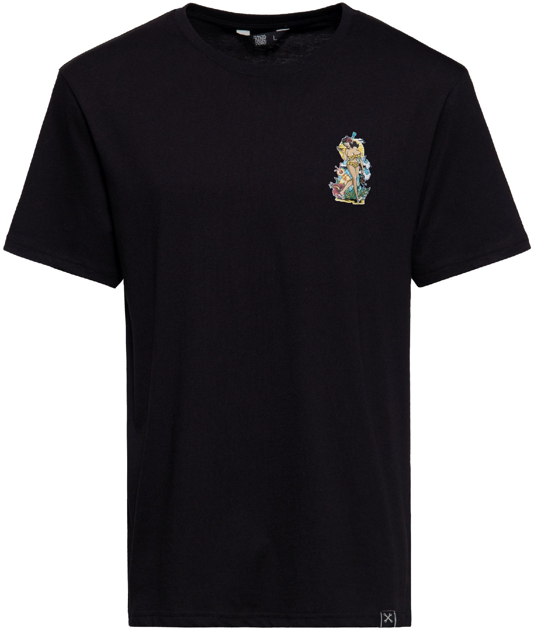 King Kerosin I Make My Dreams T-shirt, noir-multicolore, taille S pour Hommes