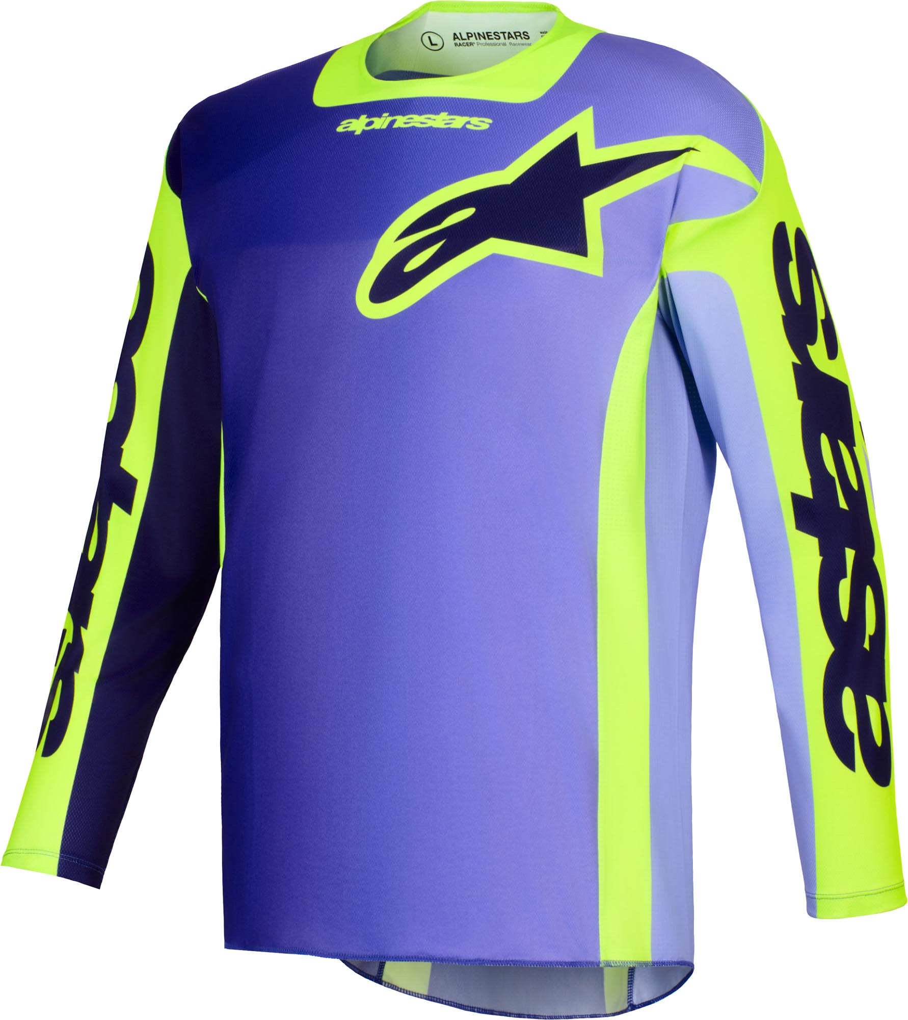 Alpinestars Racer Portl Джерси для мотокросса Пурпурный/Желтый XL 