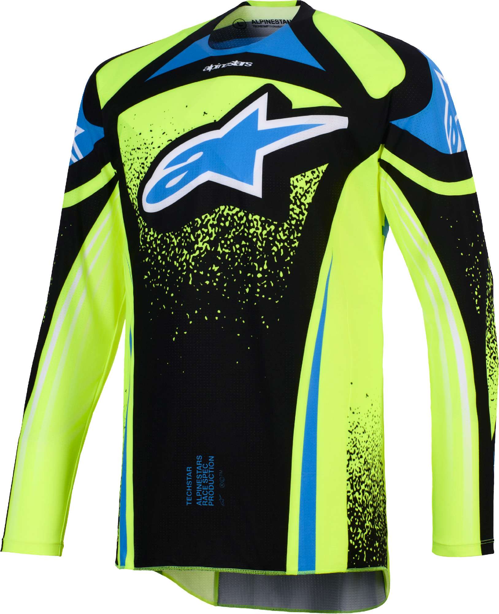 Alpinestars Techstar Nomur Motocross Jersey, Blue, Size L For Men