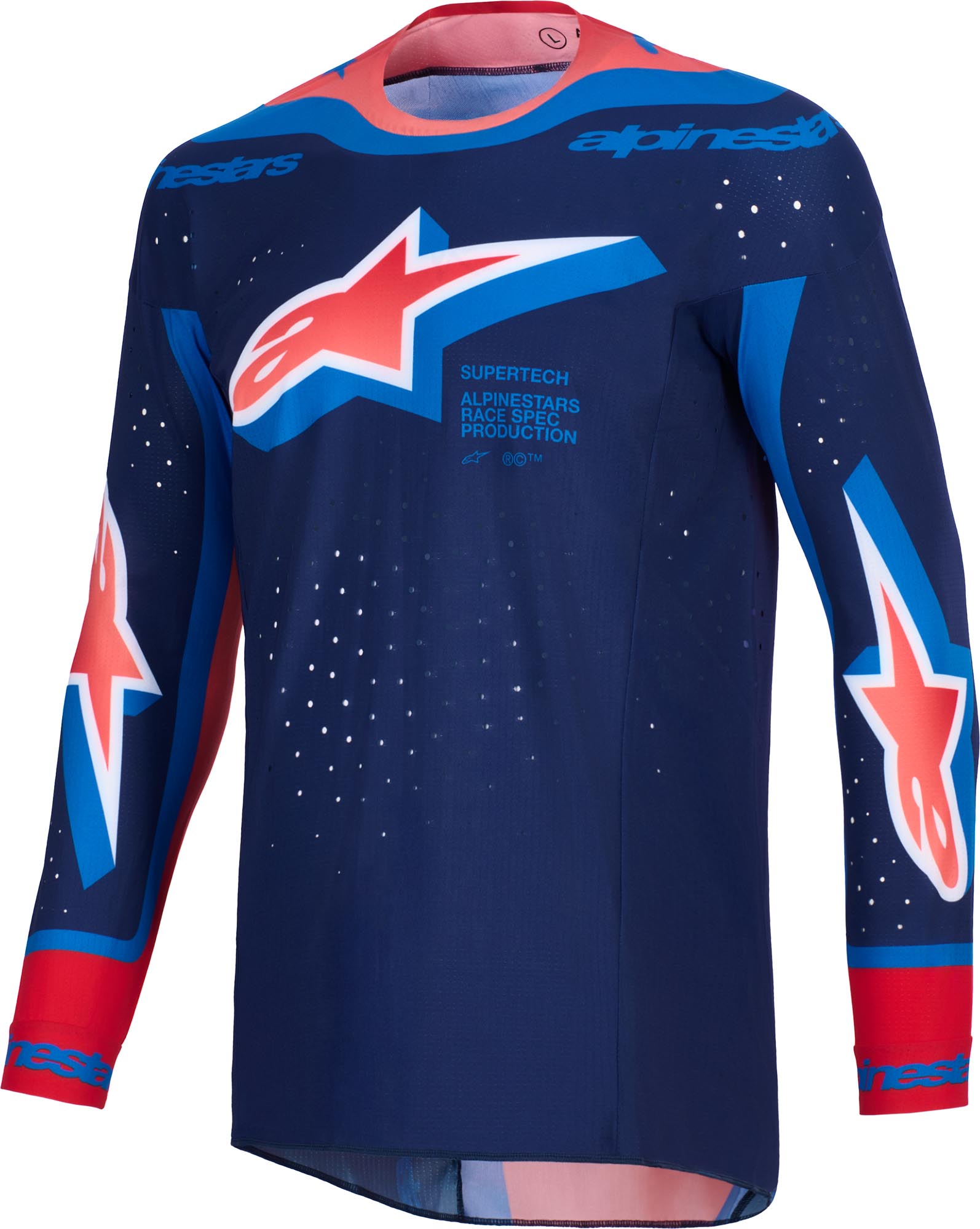 Alpinestars Supertech Vista Джерси для мотокросса тёмно-синий M 