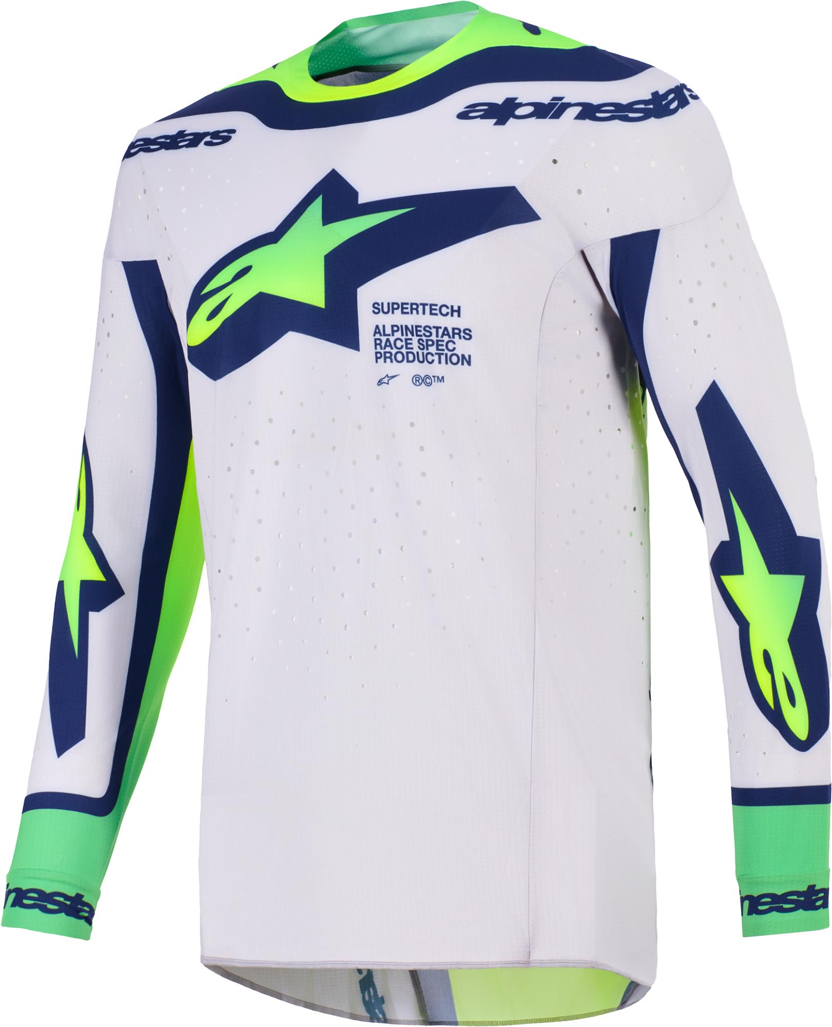 Alpinestars Supertech Vista Джерси для мотокросса Серый/Синий M 