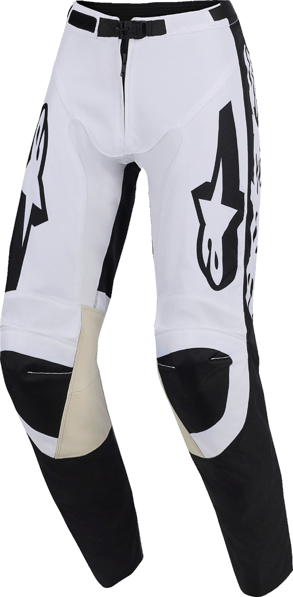 Alpinestars Men's Black White Racer Riway Motocross Pants, Black-White, For Size 28