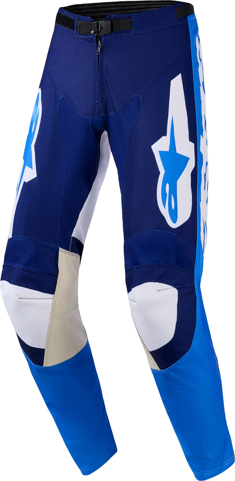 Alpinestars Racer Riway Motocross Pants, White-Blue, Size 30 For Men