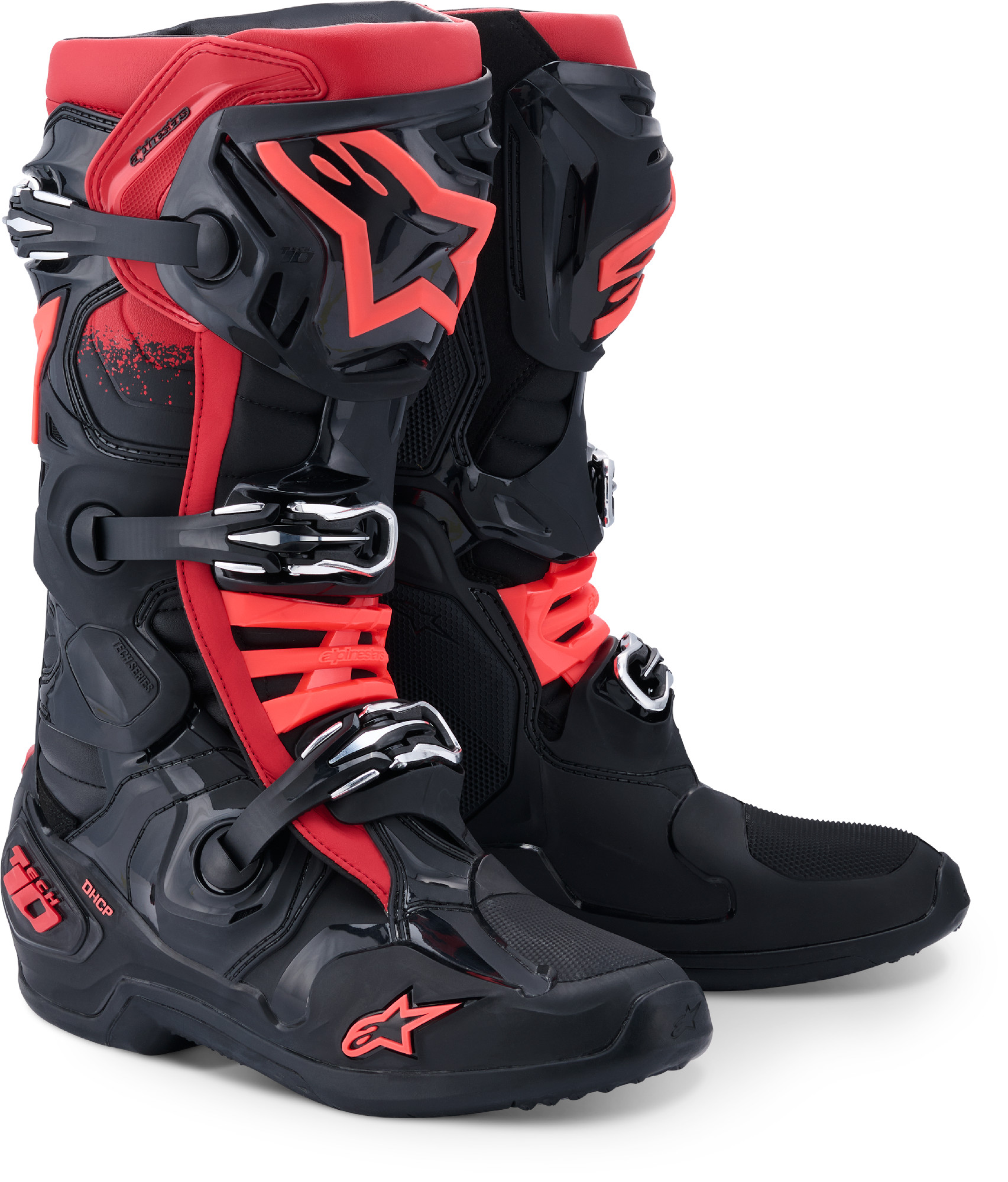 Alpinestars Tech 10 Ботинки для мотокросса 2026 Черный/Красный 13 