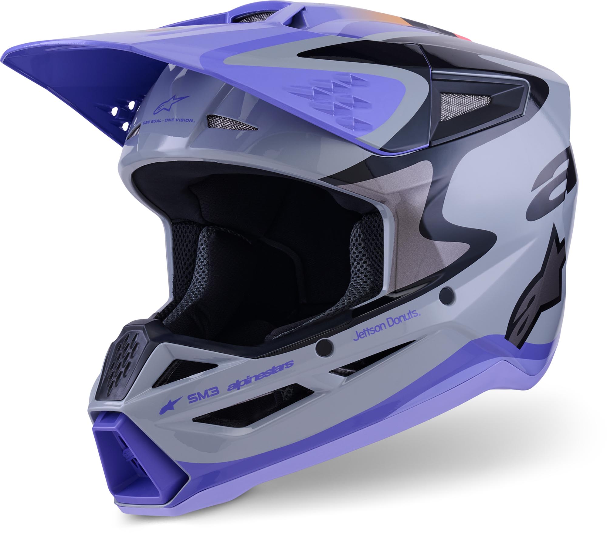 Alpinestars Men's S-M3 Jettson Motocross Helmet, Size 2XL For