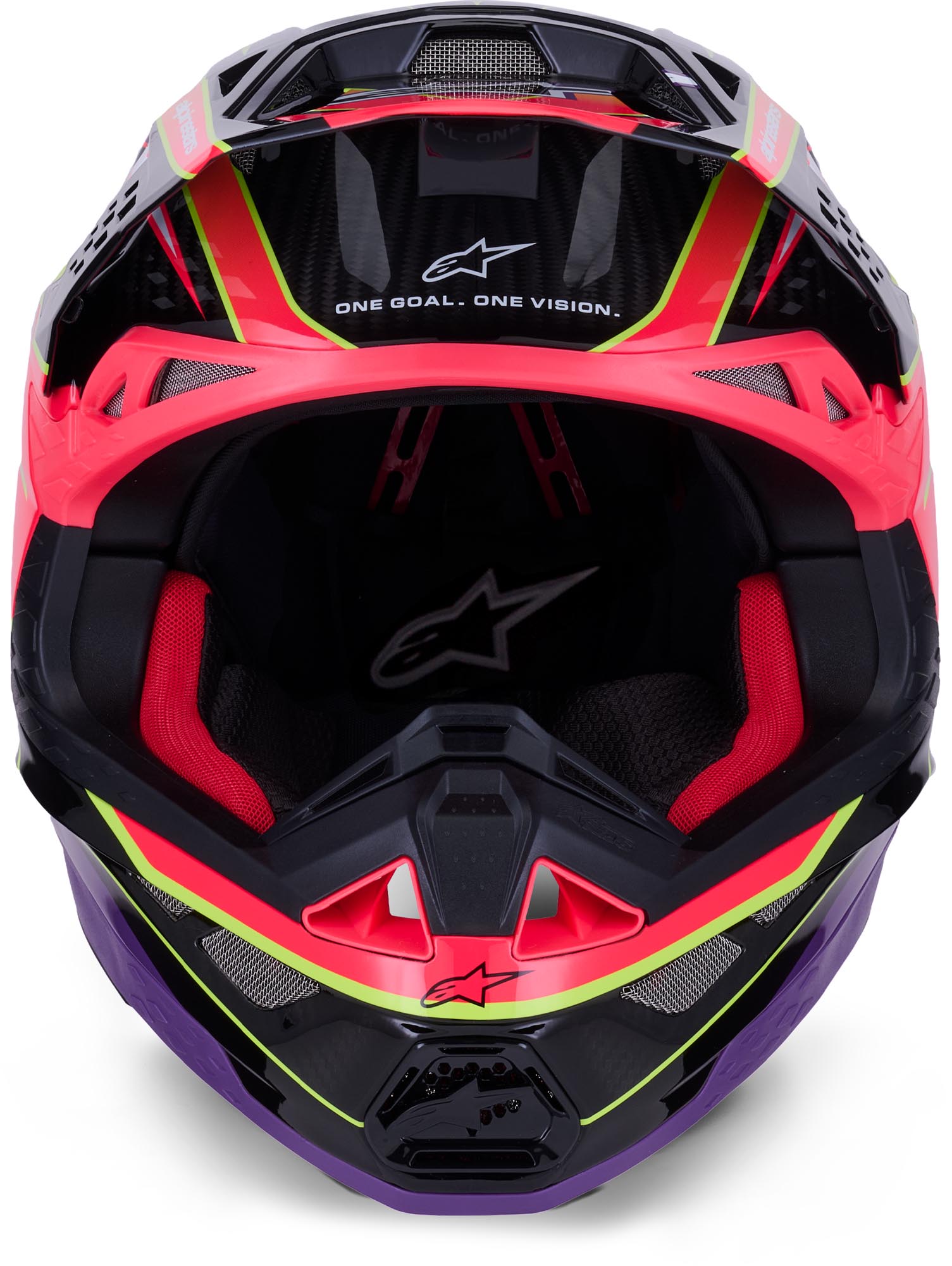 Side view of Alpinestars Supertech S-M10 Era 2025 Motocross Helmet, multicolored, Size XL for Men