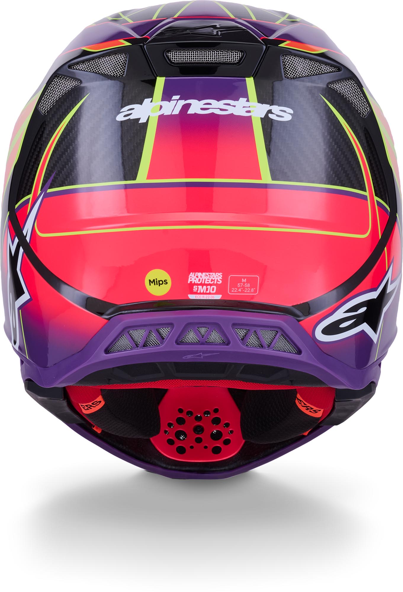 Side view of Alpinestars Supertech S-M10 Era 2025 Motocross Helmet, multicolored, Size XL for Men