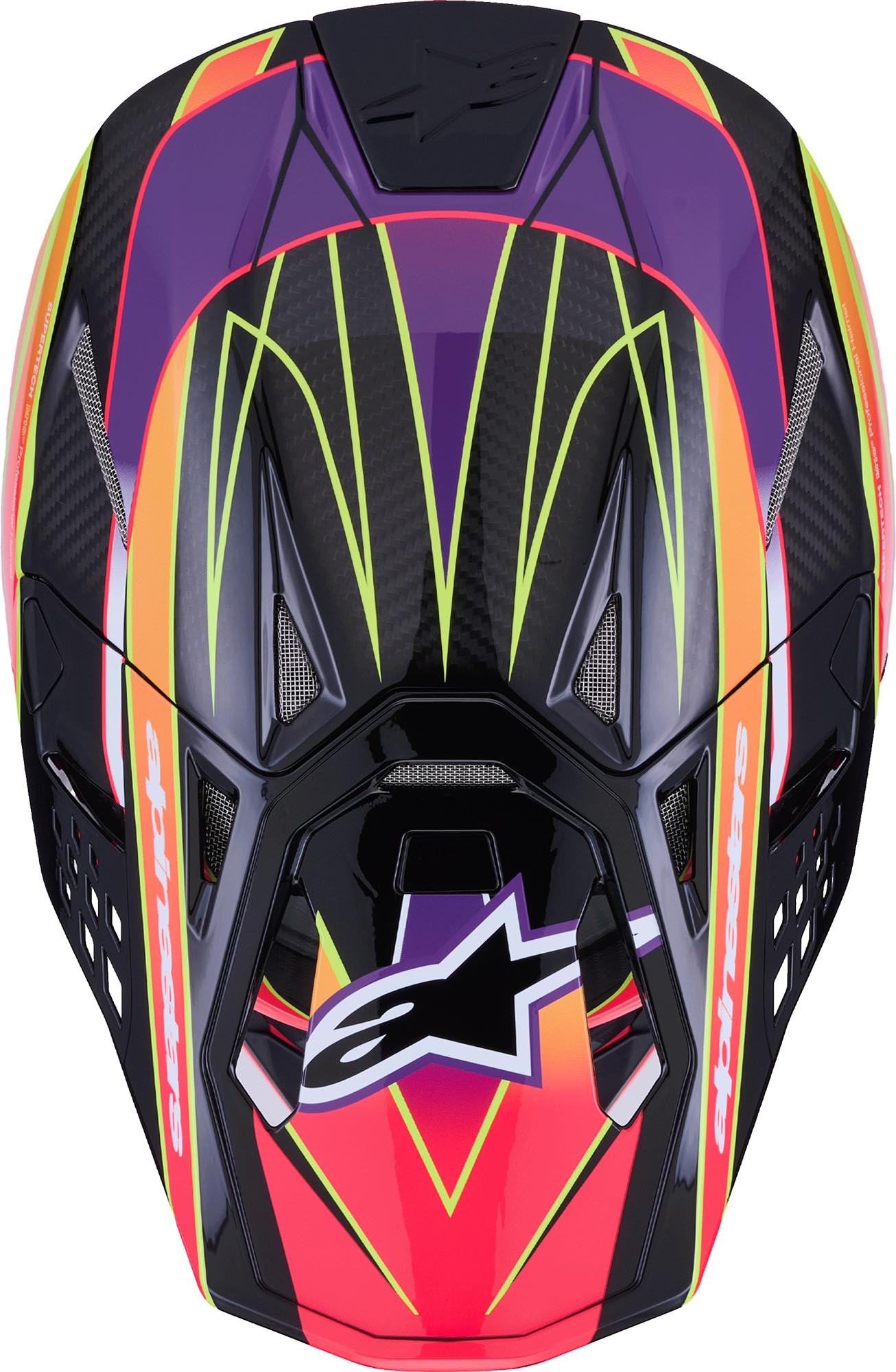 Side view of Alpinestars Supertech S-M10 Era 2025 Motocross Helmet, multicolored, Size XL for Men