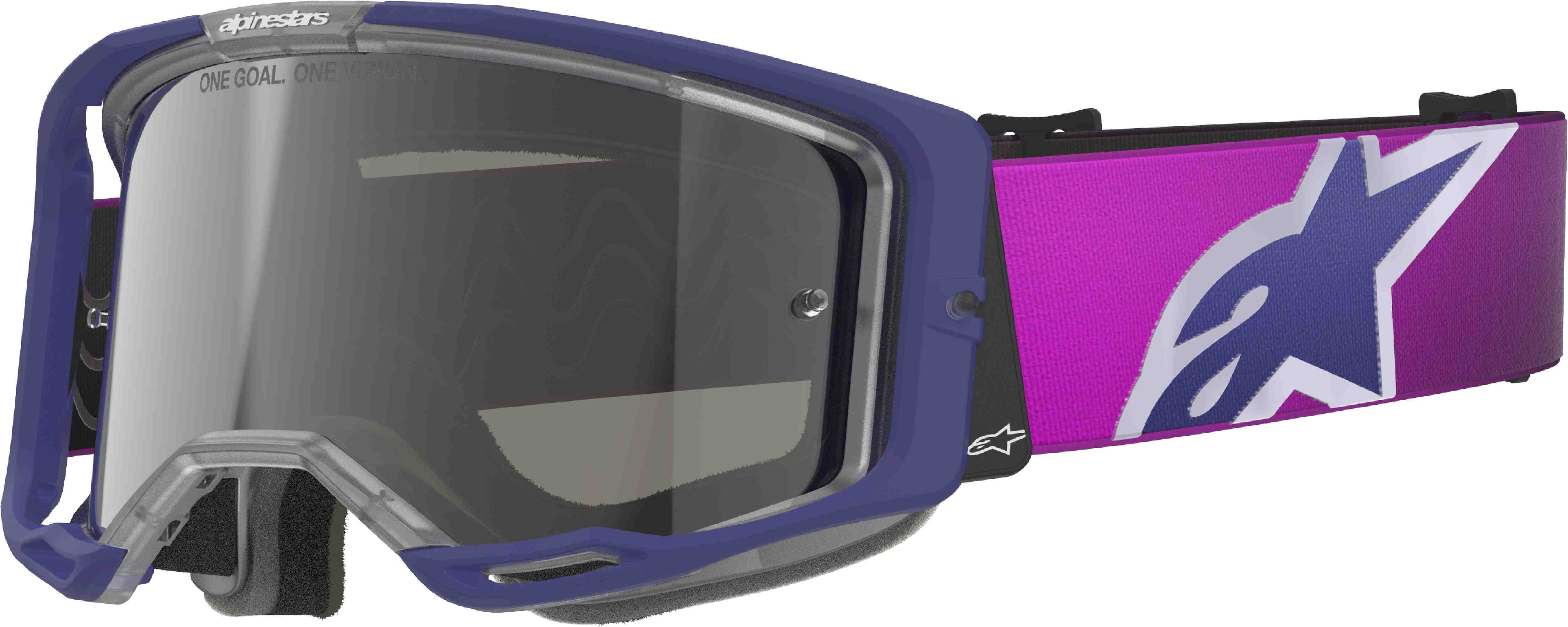 Alpinestars Men's Grey Green Vision 8 Corp Motocross Goggles, Grey-Green For