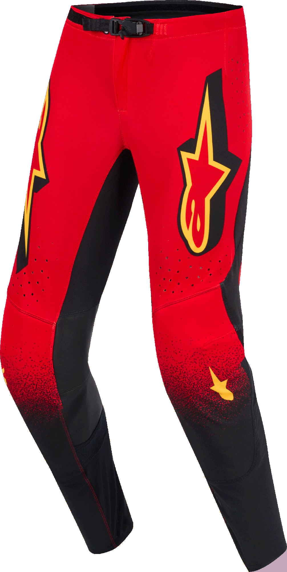 Alpinestars Supertech Scenz Motocross Pants, black-red-yellow, Size 32 for Men-image-967141543