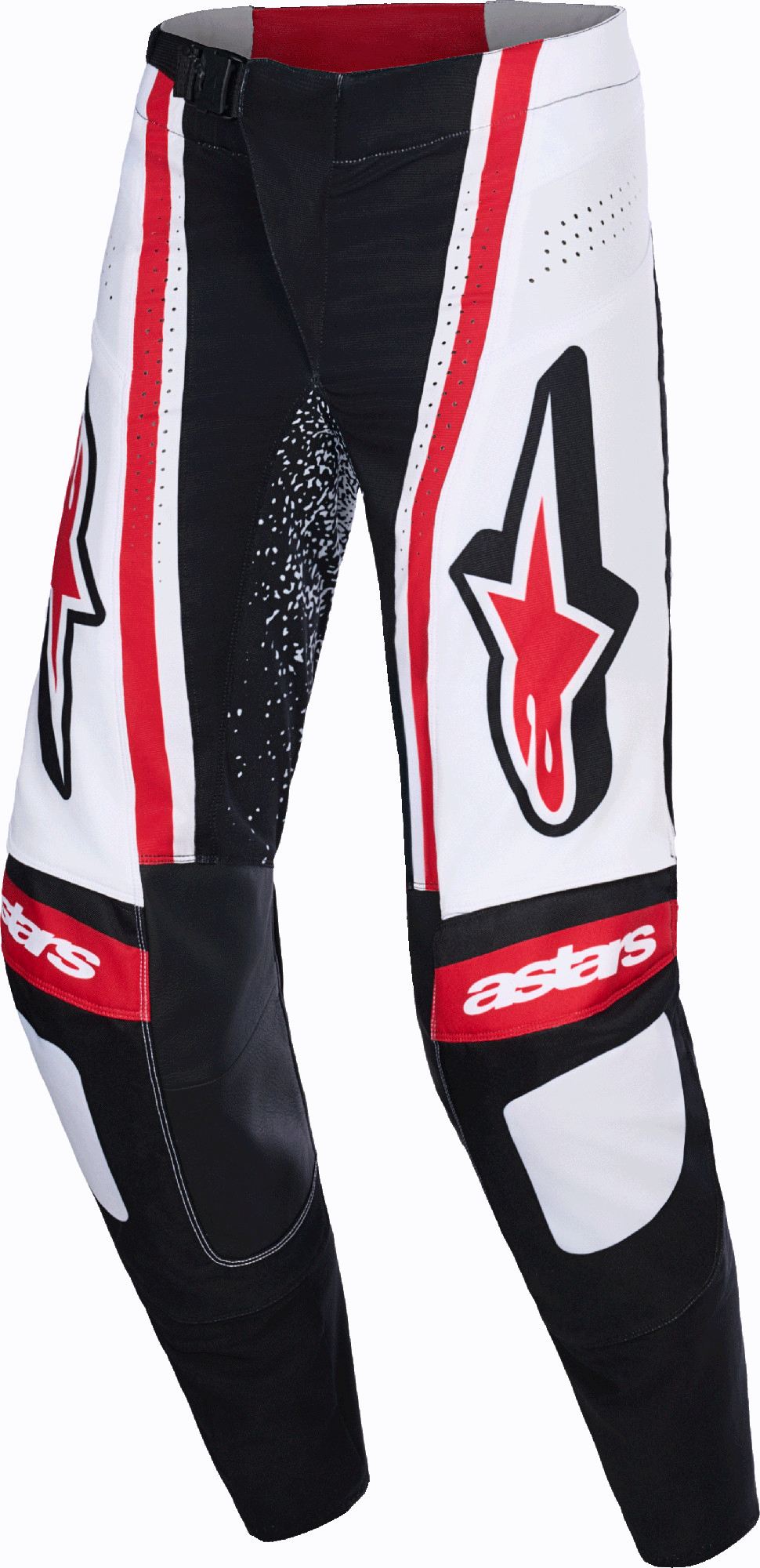 Alpinestars Men's Black White Red Techstar Nomur Motocross Pants, Black-White-Red, Size 34 For