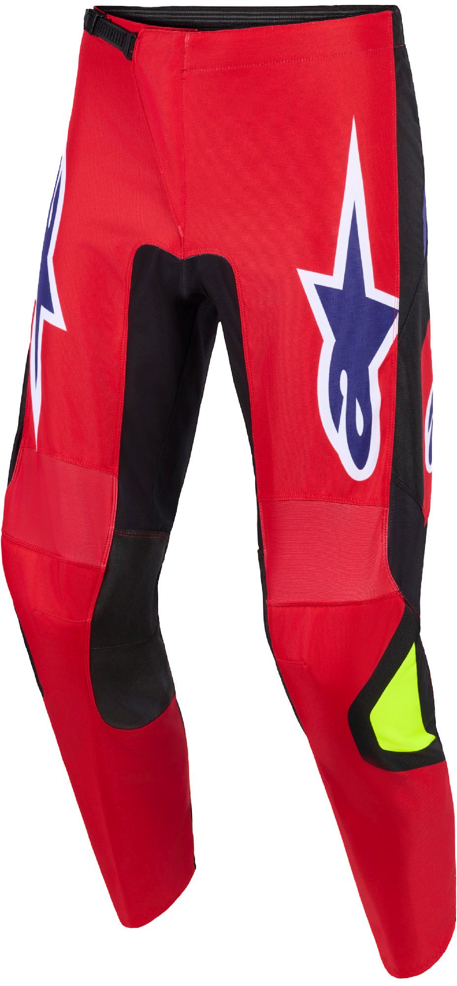Alpinestars Fluid Grid Motocross Pants, black-white-red-purple, Size 36 for Men-image-967141924