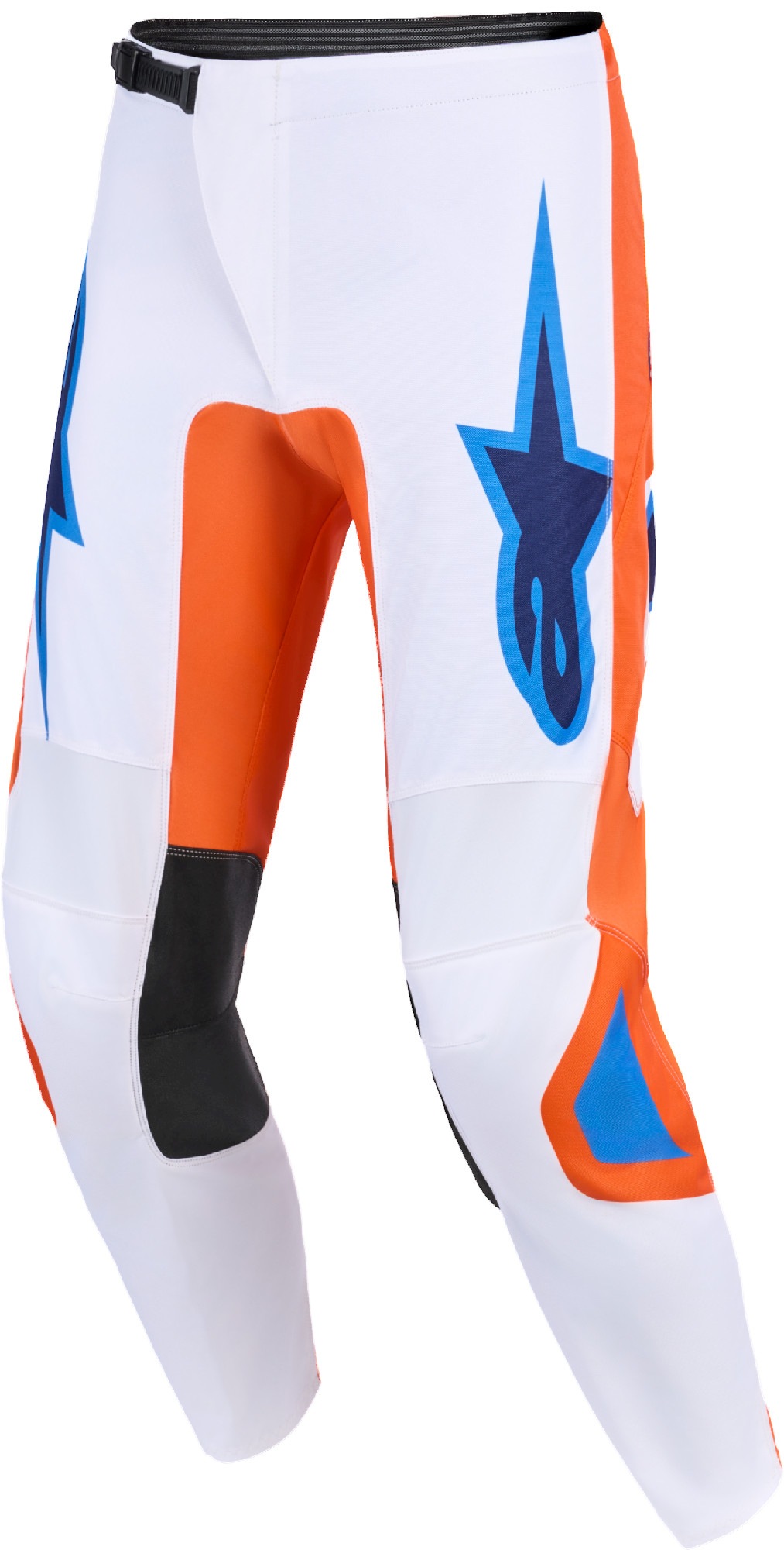 Alpinestars Men's Blue Orange Fluid Grid Motocross Pants, Blue-Orange, Size 28 For