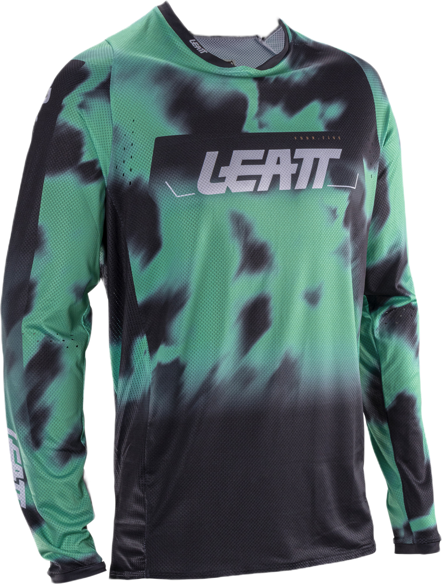 Leatt Moto 4.5 Lite V26 Maillot de motocross, noir-bleu, taille M pour Hommes