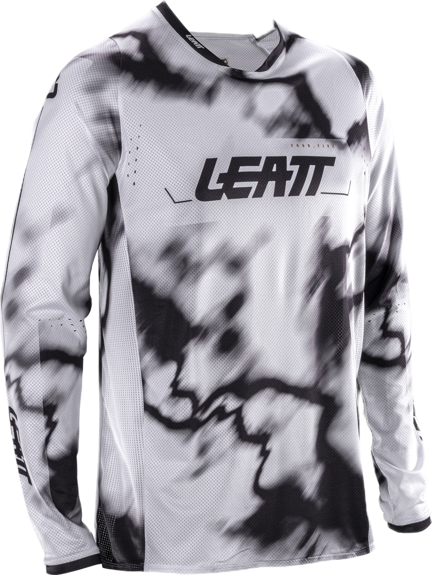 Leatt Moto 4.5 Lite V26 Maillot de motocross, noir-blanc, taille M pour Hommes