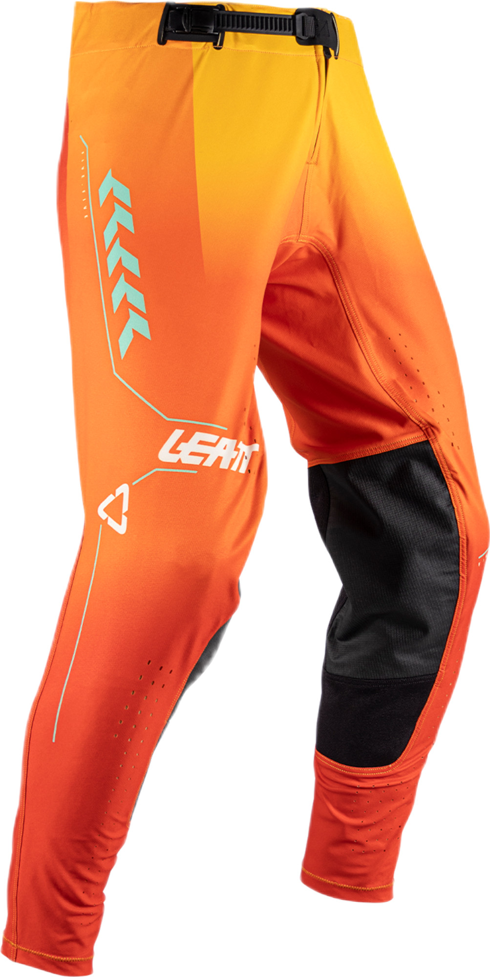Leatt Moto 5.5 I.K.S V26 Pantalons de motocross, jaune-orange, taille S pour Hommes