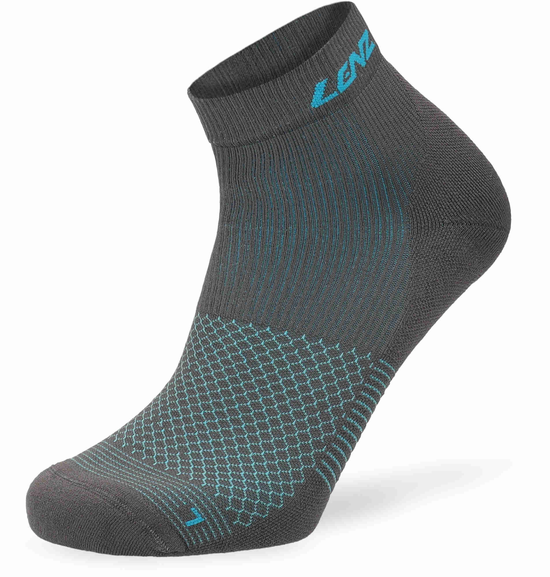 Lenz Think About Cool Active 1 Low Chaussettes, gris, taille 39 - 41 pour Hommes