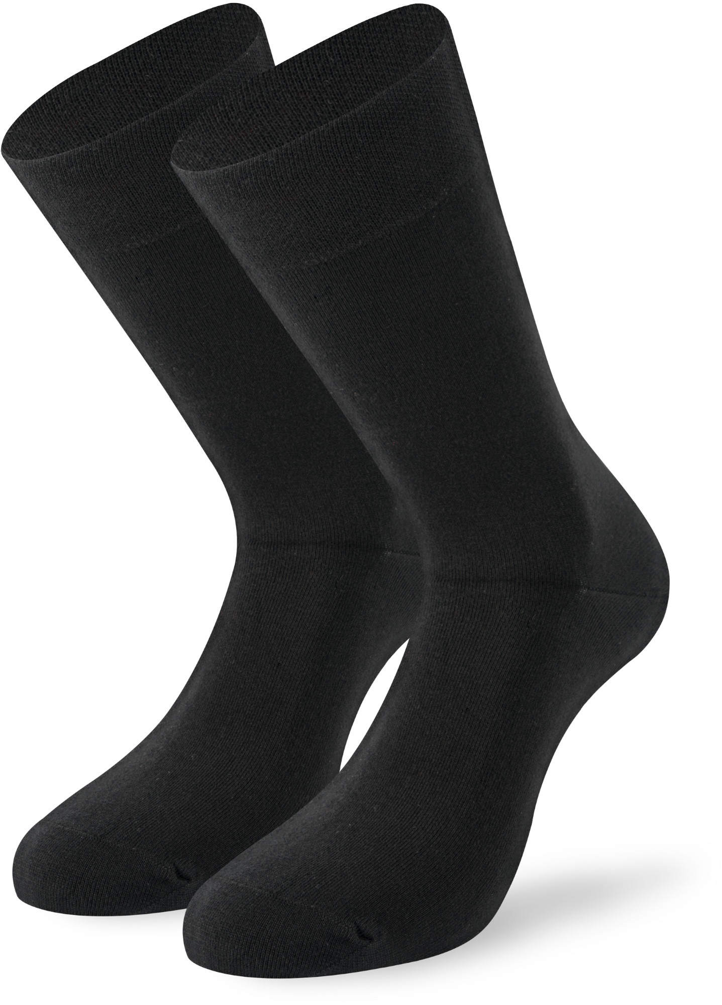Lenz Soft Touch Chaussettes - Paquet de 2, noir, taille 43 - 46 pour Hommes