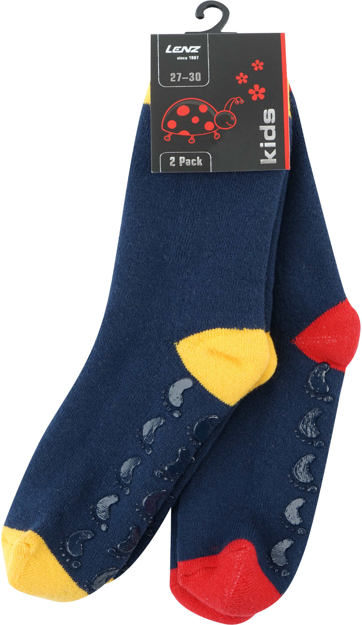 Lenz Rubber Print Chaussettes pour enfants - Paquet de 2, taille 27 - 30 pour Des gamins