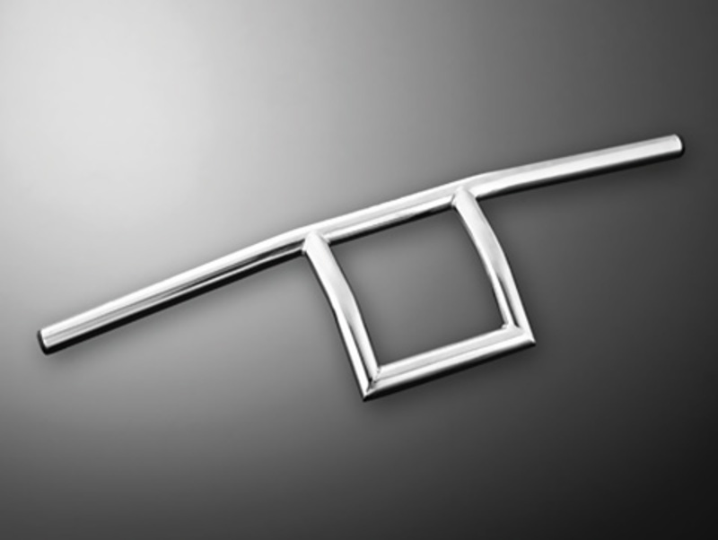 Highway Hawk 方形车把，7/8 英寸（22.2 毫米），镀铬