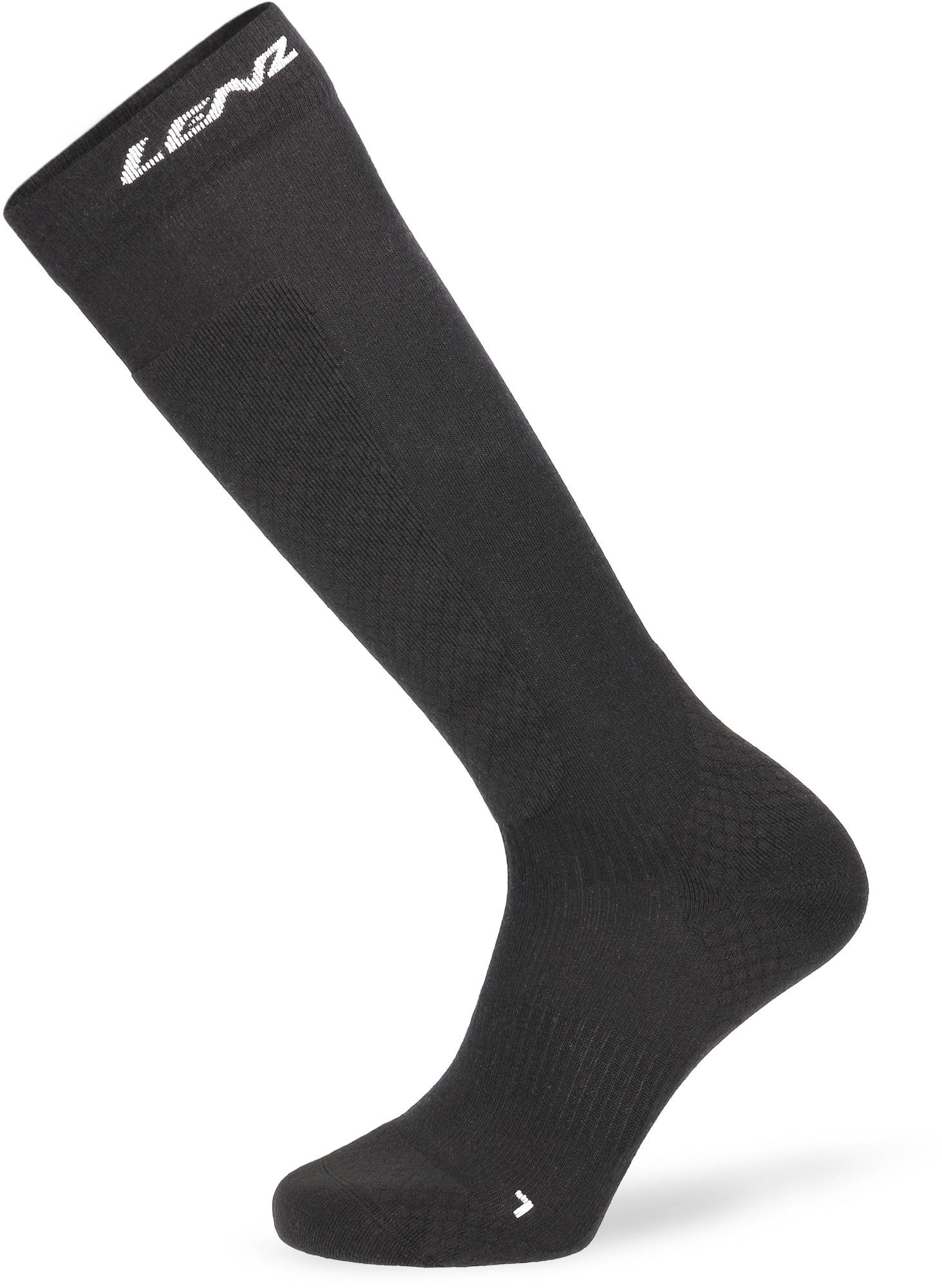 Lenz Think About Merino Winter 2 Chaussettes, noir, taille 45 - 47 pour Hommes