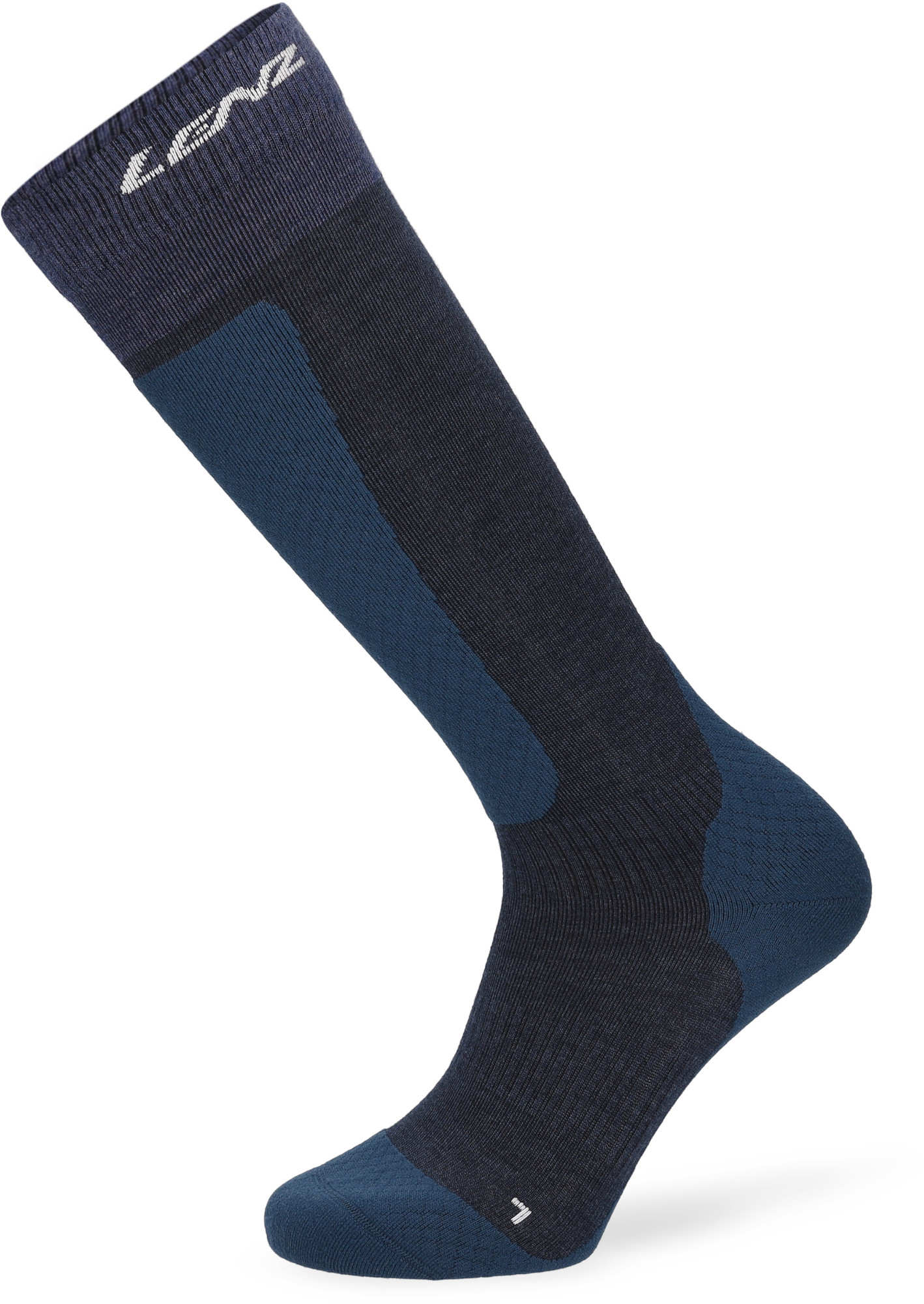 Lenz Think About Merino Winter 2 Chaussettes, bleu, taille 35 - 38 pour Hommes