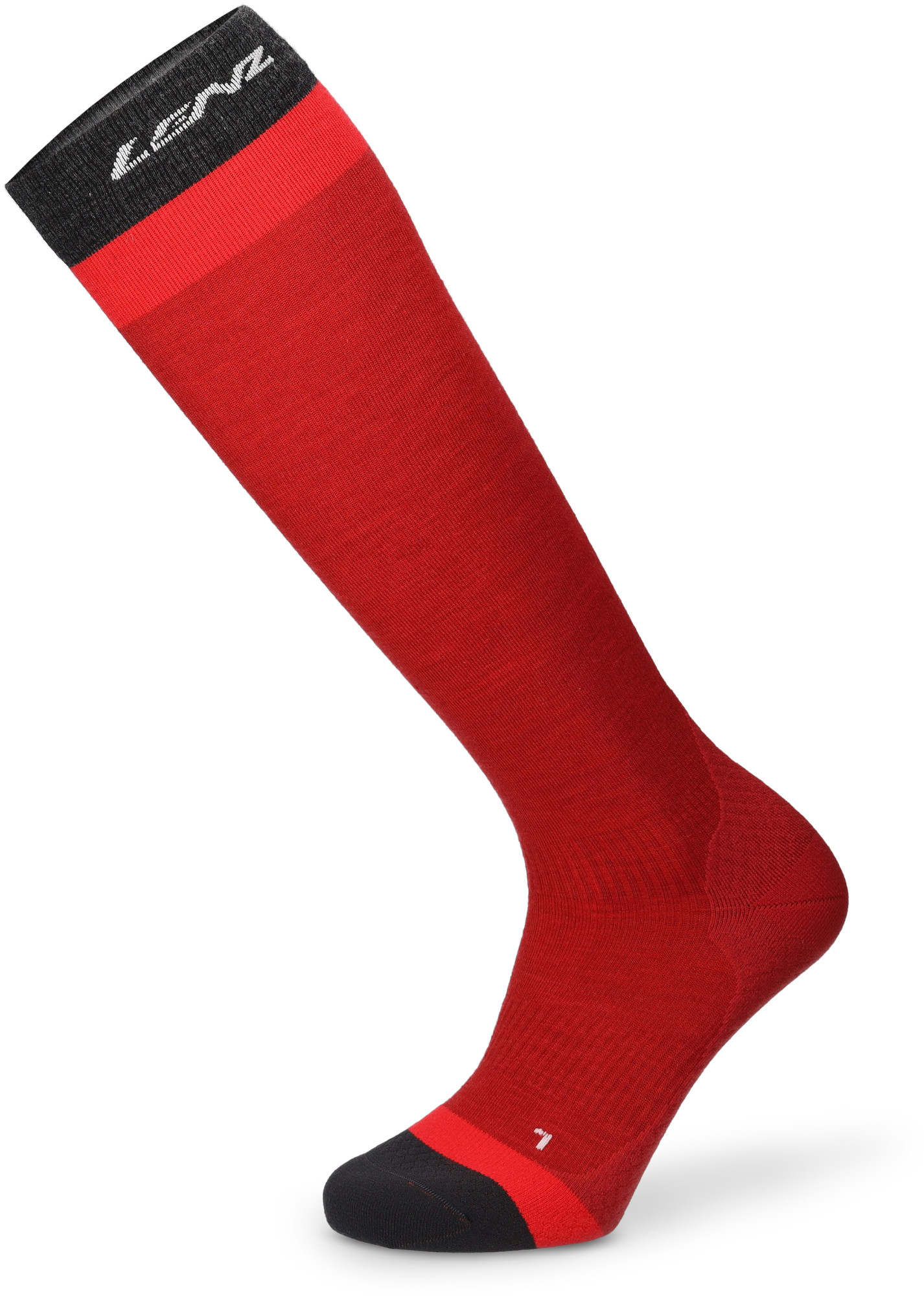 Lenz Think About Merino Compression 1 Chaussettes, rouge, taille 35 - 38 pour Hommes