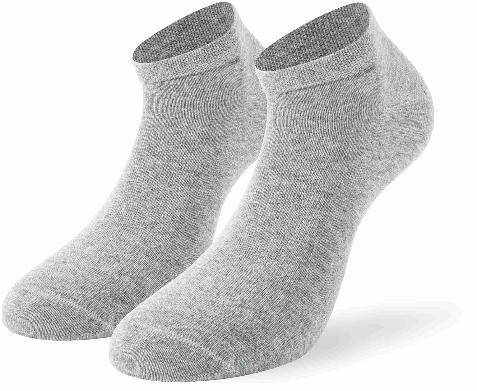 Lenz Soft Touch Sneakers Chaussettes - Paquet de 2, gris, taille 43 - 46 pour Hommes