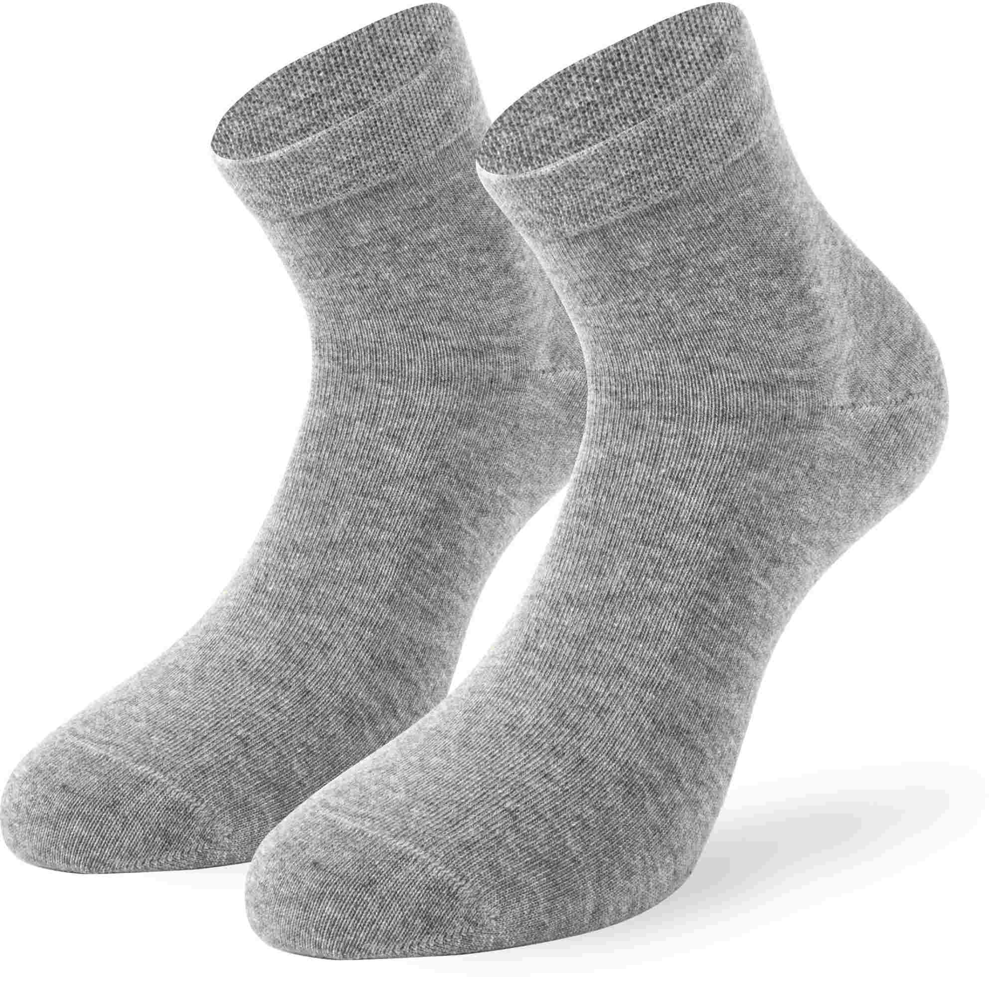 Lenz Soft Touch Quarters Chaussettes - Paquet de 2, gris, taille 39 - 42 pour Hommes