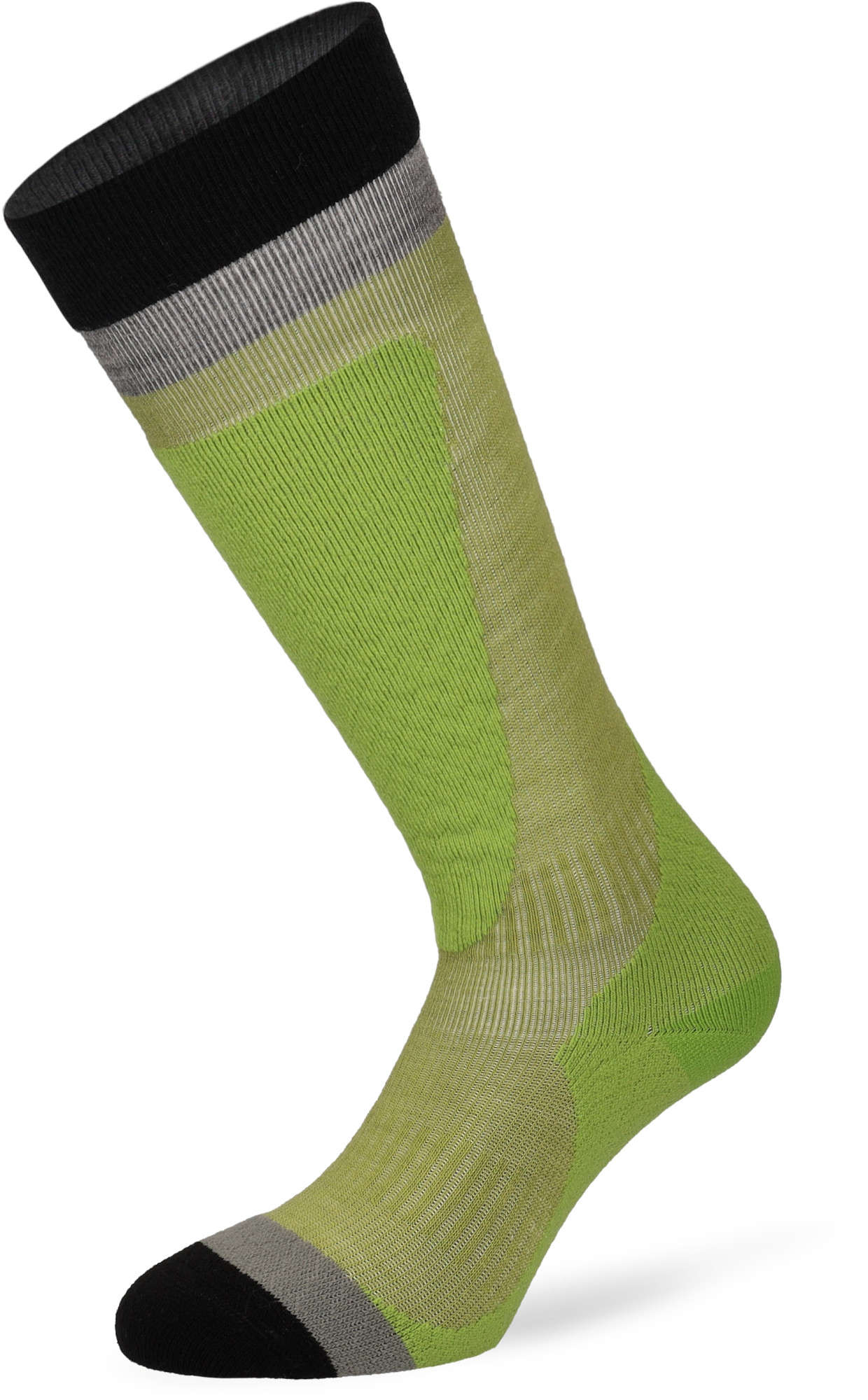 Lenz Think About Merino Winter 2 Chaussettes pour enfants, vert, taille 31 - 34 pour Des gamins