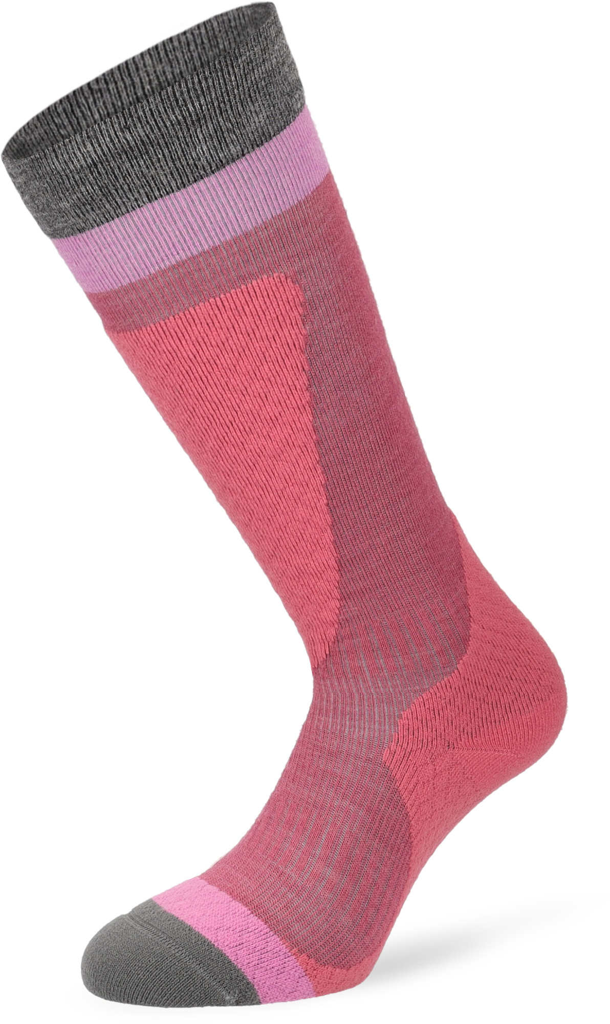 Lenz Think About Merino Winter 2 Chaussettes pour enfants, rose, taille 31 - 34 pour Des gamins