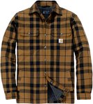 Carhartt Relaxed Fit Flannel Sherpa‑Lined Shirt テキスタイルジャケット