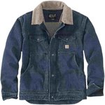 Carhartt Relaxed Fit Denim Sherpa Lined Текстильная куртка