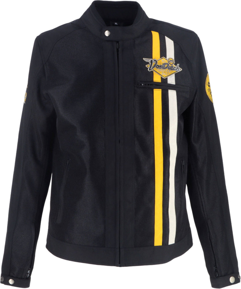 Von Dutch X Helstons Speed Racer Air Mesh Jaqueta têxtil de motocicleta
