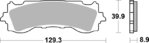 Brembo S.p.A. 소결 브레이크 패드 - 07HO65SA