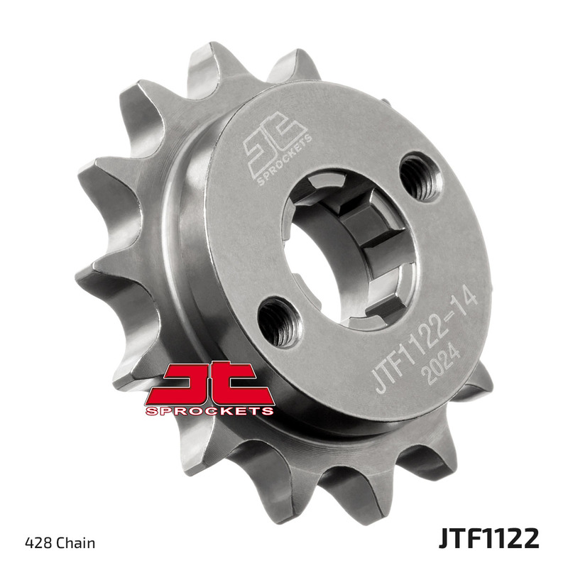 JT SPROCKETS Steel Standard Front Sprocket 1122 - 428