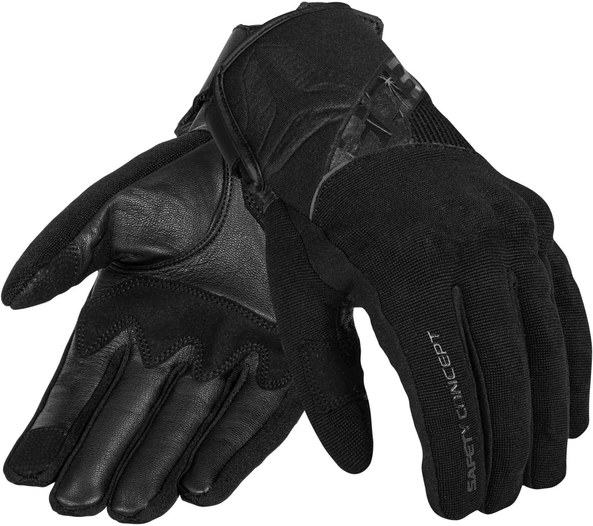 Seca X-Stretch II Gants de moto, noir, taille M pour Hommes