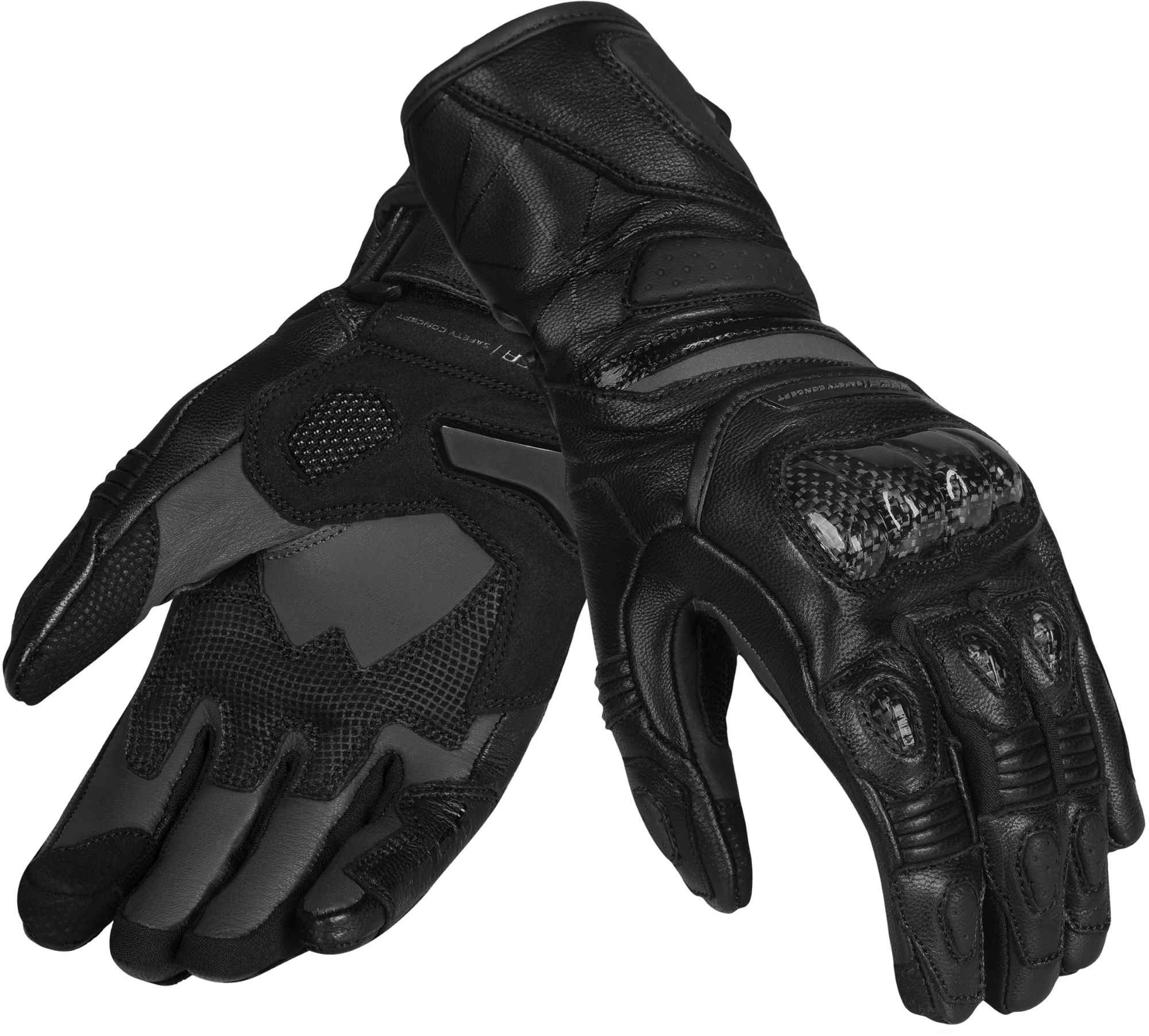 Seca Atom Gants de moto pour femmes, noir, taille L