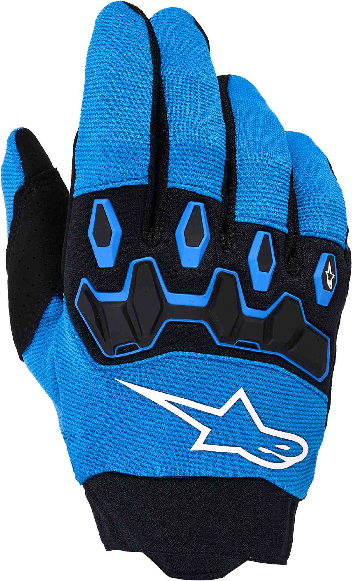 Alpinestars Unisex Black Blue Full Bore V2 Youth Motocross Gloves, Black-Blue, Size L