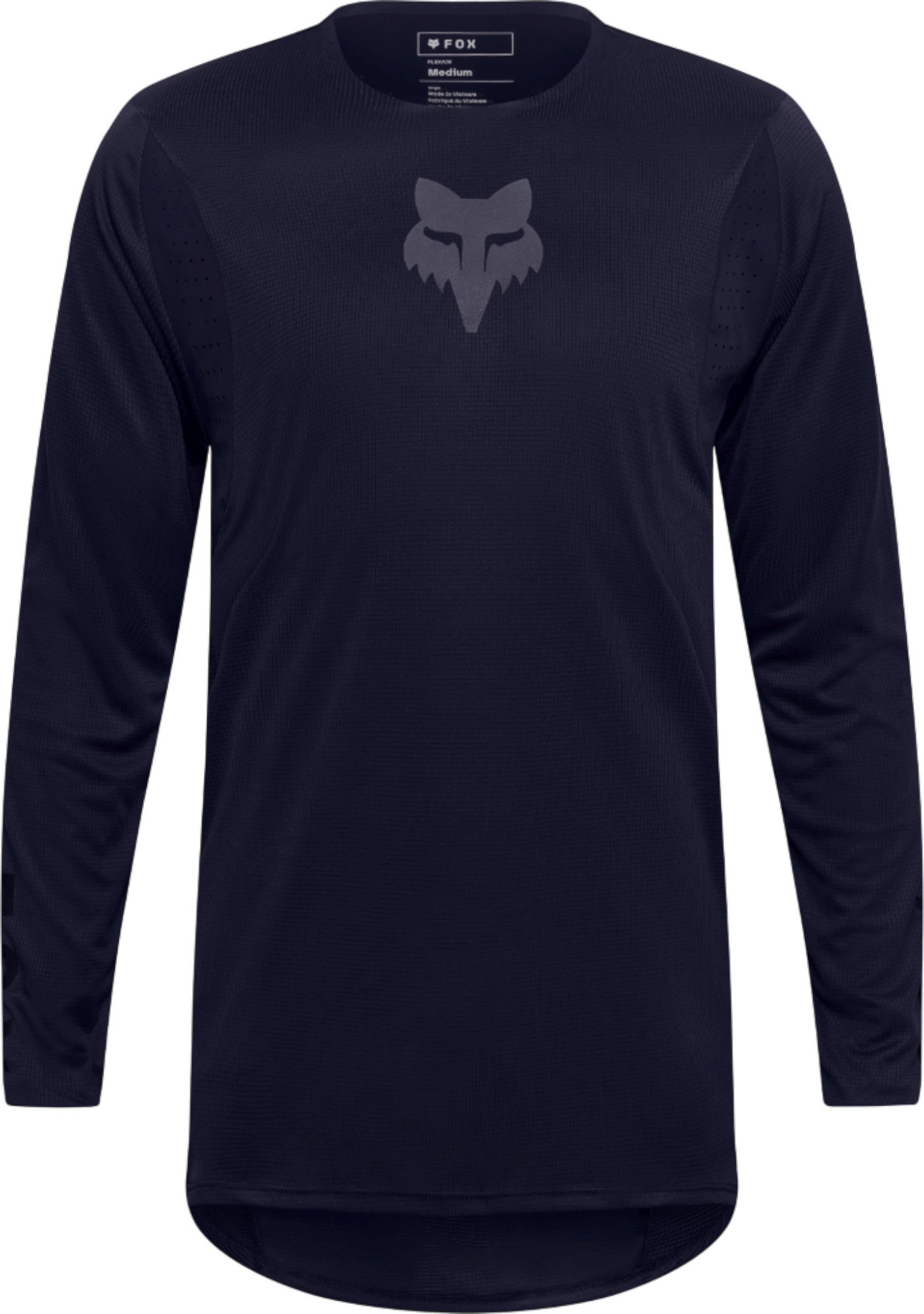 FOX Flexair Blackout Motocross Jersey, Size M for Men-image-981470279