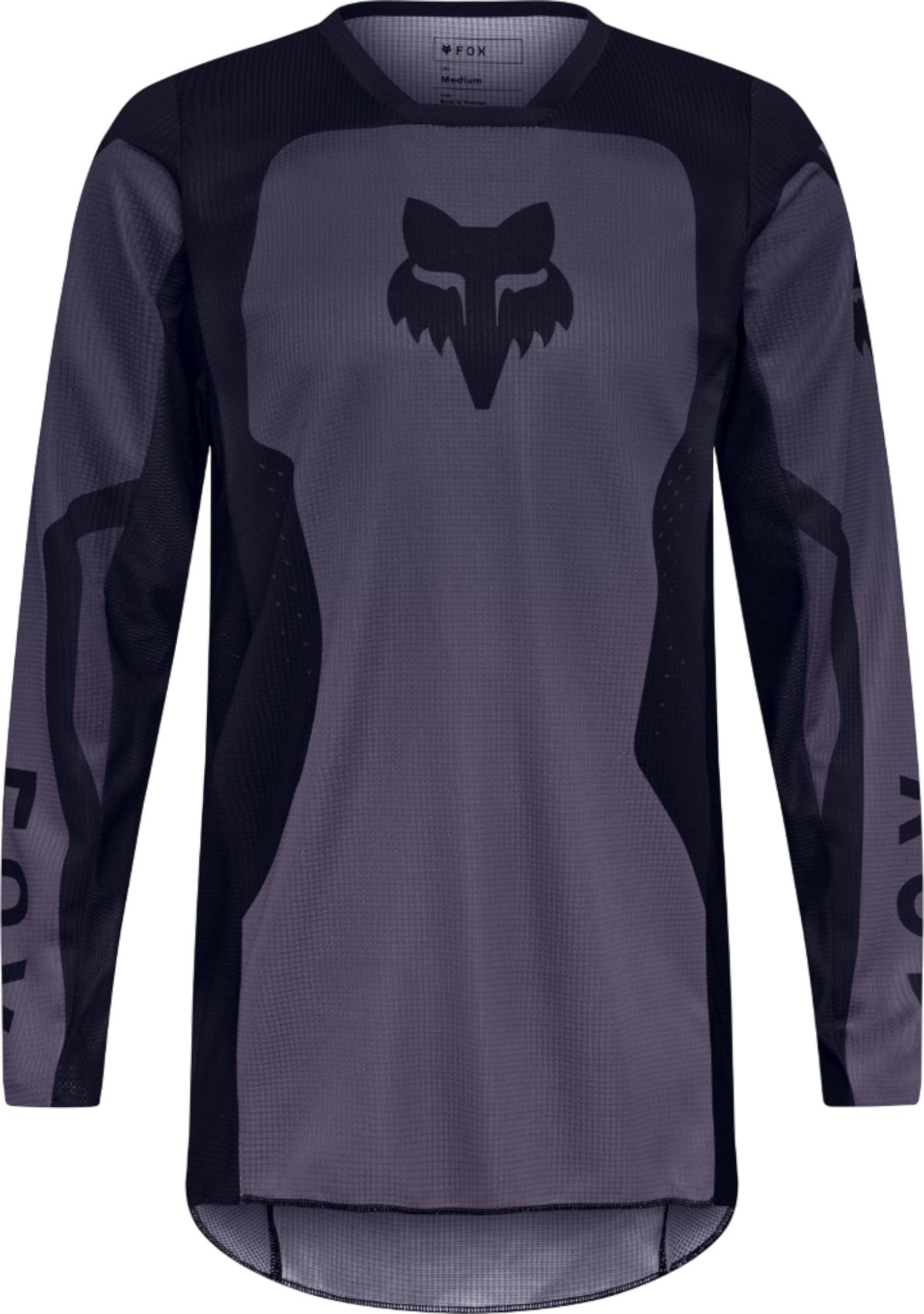 FOX 180 Shield Motocross Jersey, black-grey, Size 2XL for Men-image-981480012