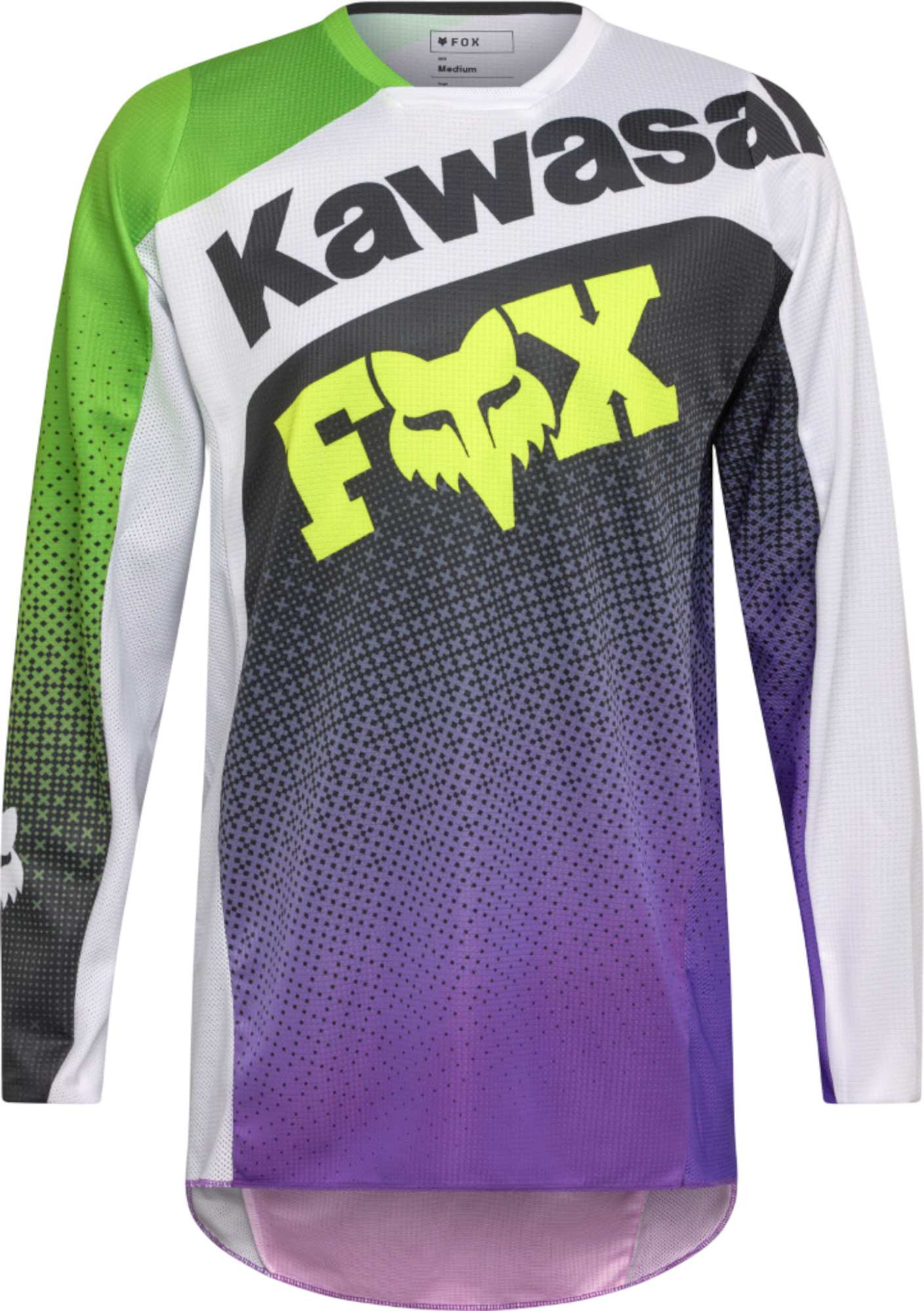 FOX 180 Kawasaki Motocross Jersey, Size 2XL for Men-image-981480076