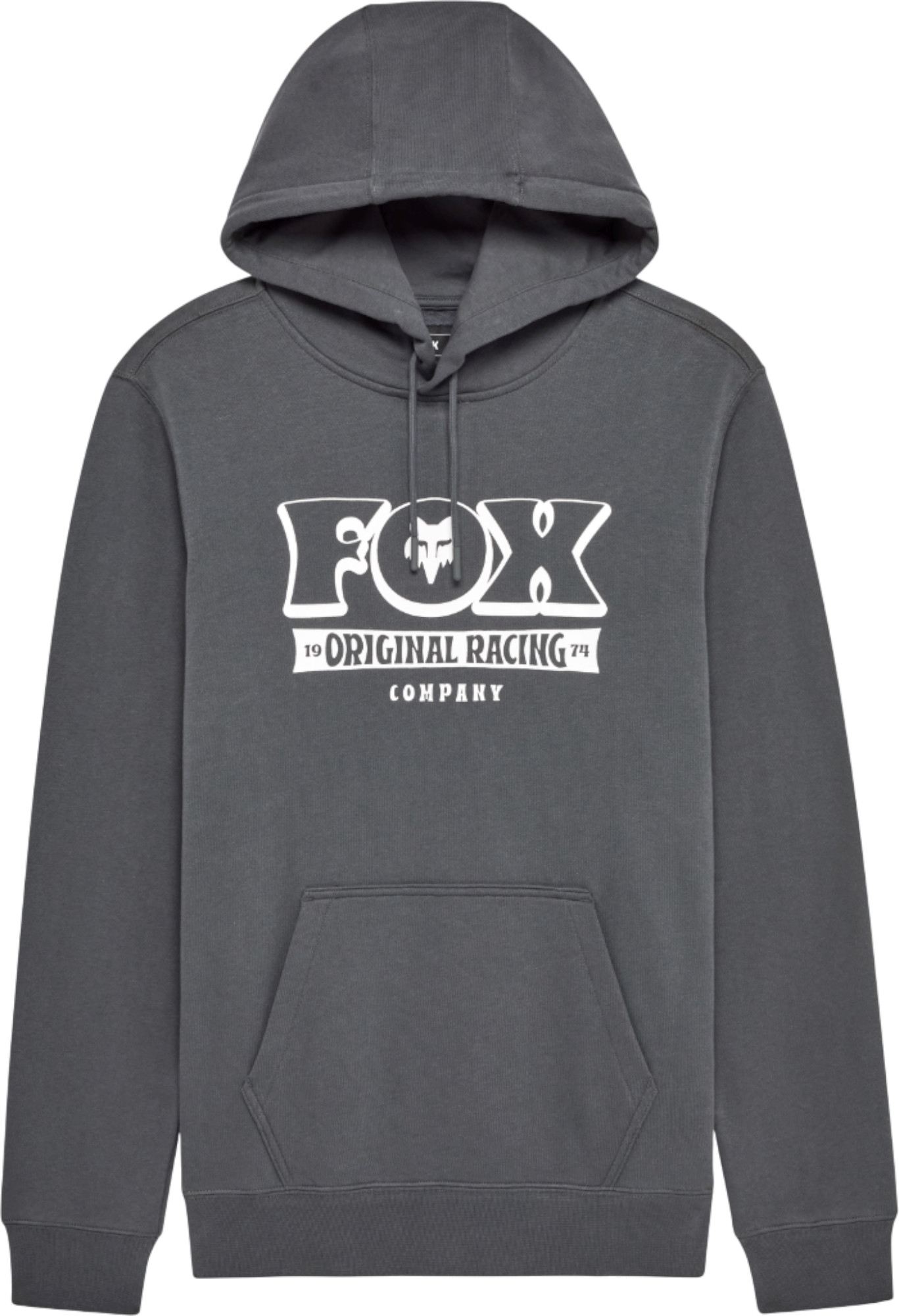 FOX Banner Hoodie, grey-white, Size 2XL for Men-image-981552190