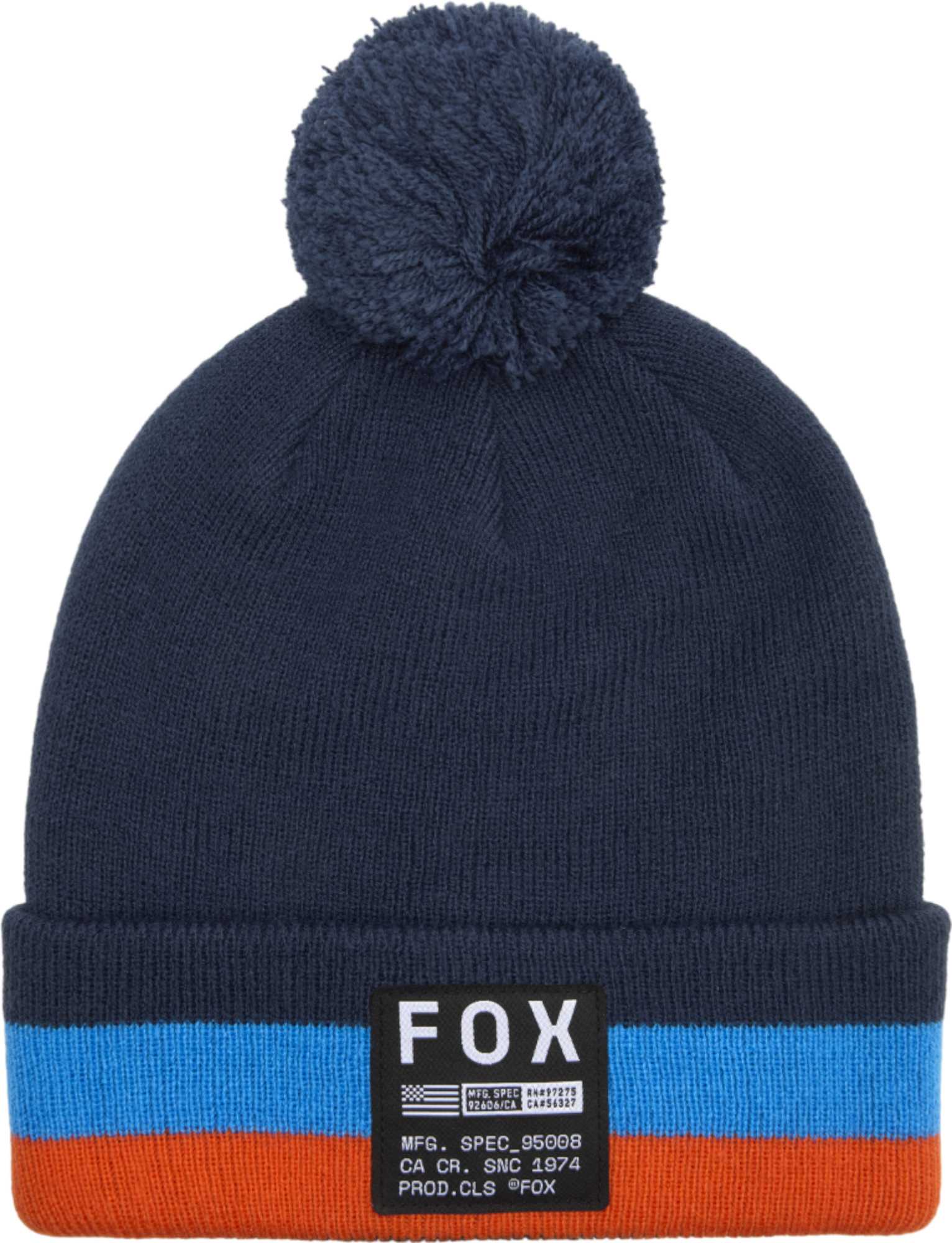 FOX Fracture Beanie, blue-orange for Men-image-818904740