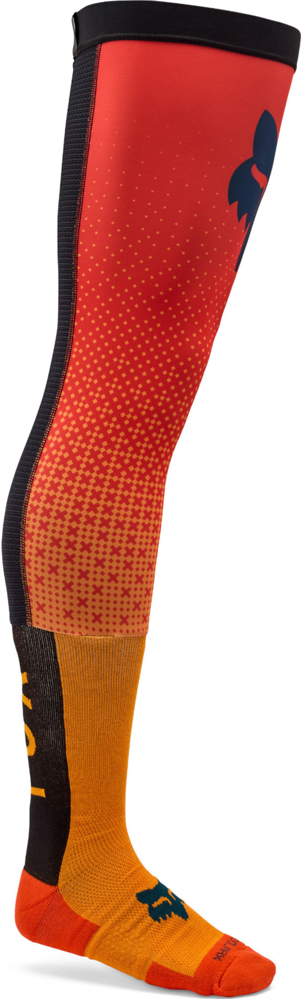 FOX Flexair Fracture KB Motocross Socks, red-orange, Size M for Men