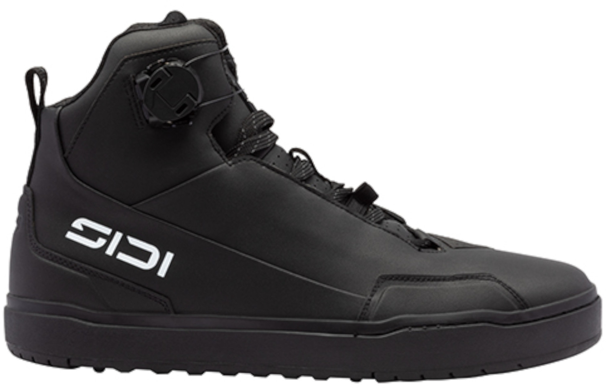 Side view of Sidi Kryo Motorcycle Shoes, black, Size 47 for Men