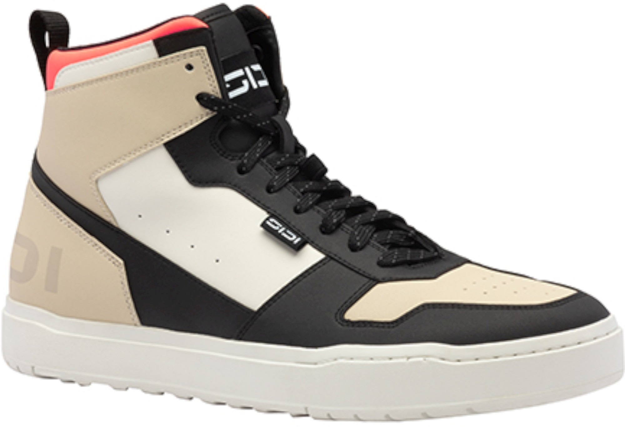 Sidi Lynx Motorcycle Shoes, Black-Beige, Size 40 For Men