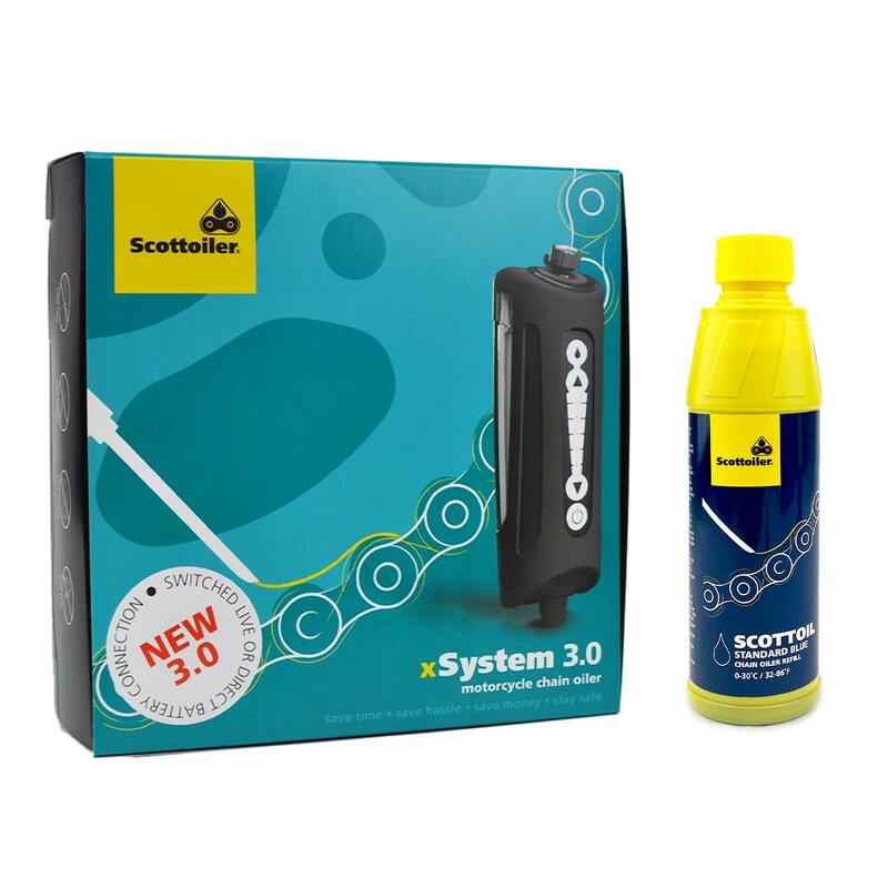 SCOTTOILER XSystem 3.0 + 250 ml Azul Padrão (0-30°C)