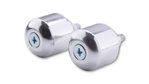 HIGHSIDER smart Bar End Weights für original Honda Lenker, verchromt