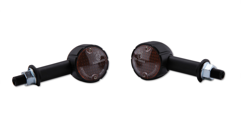 HIGHSIDER Smart Arizona Bulb Mini Indikator Kropp Svart / Lins Rökt (Par), Fram & Bak